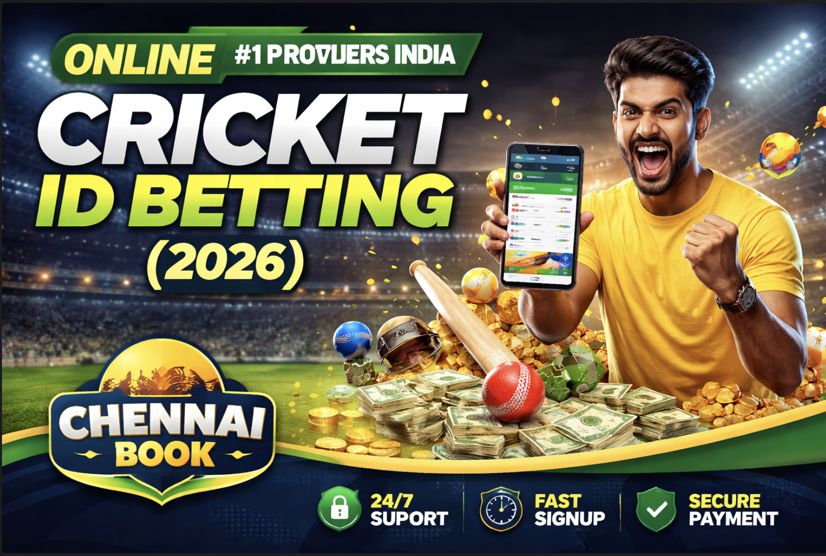 Online Cricket ID Betting (2026) – #1 Providers India