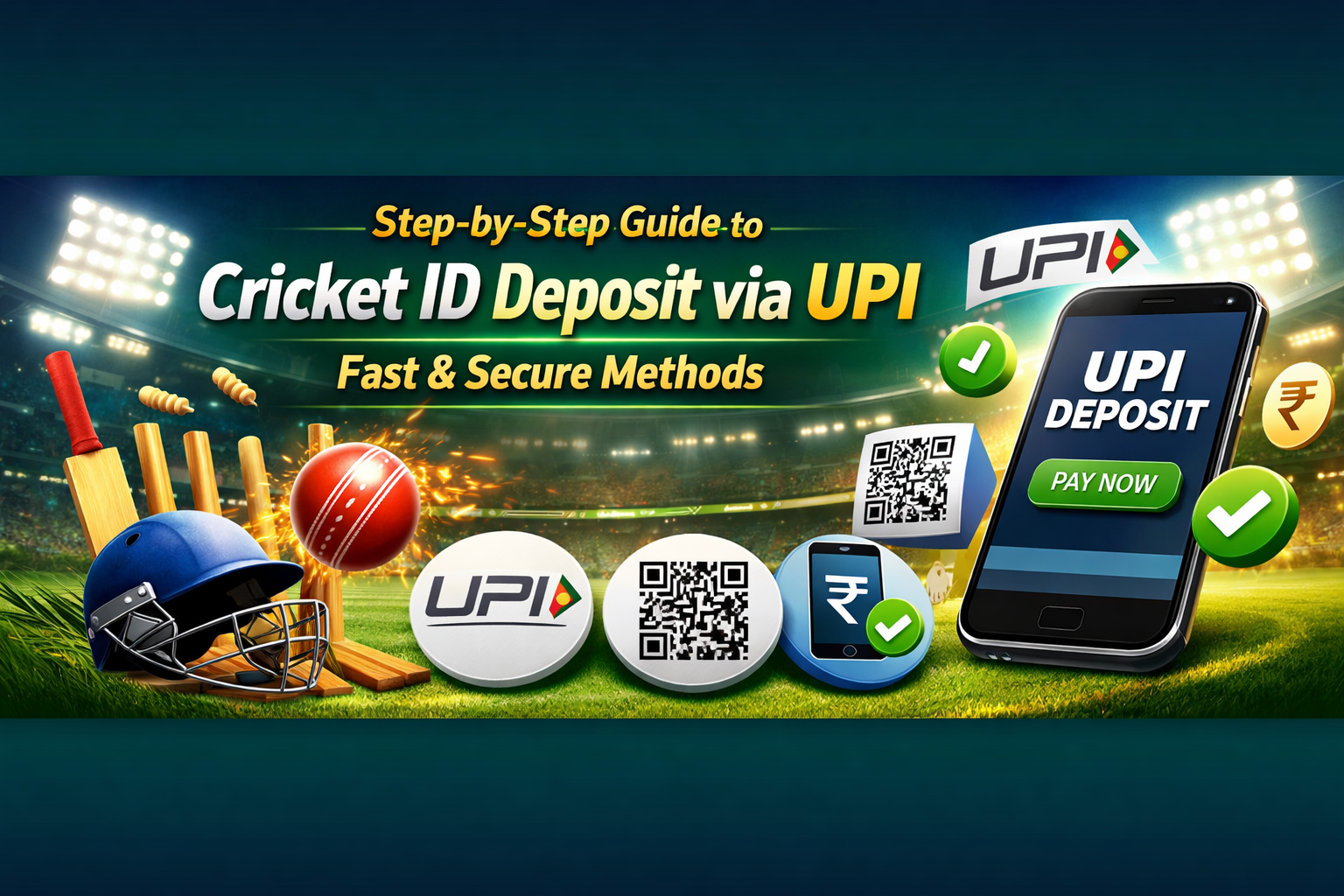 Cricket ID Deposit via UPI – Fast & Secure Payment Guide