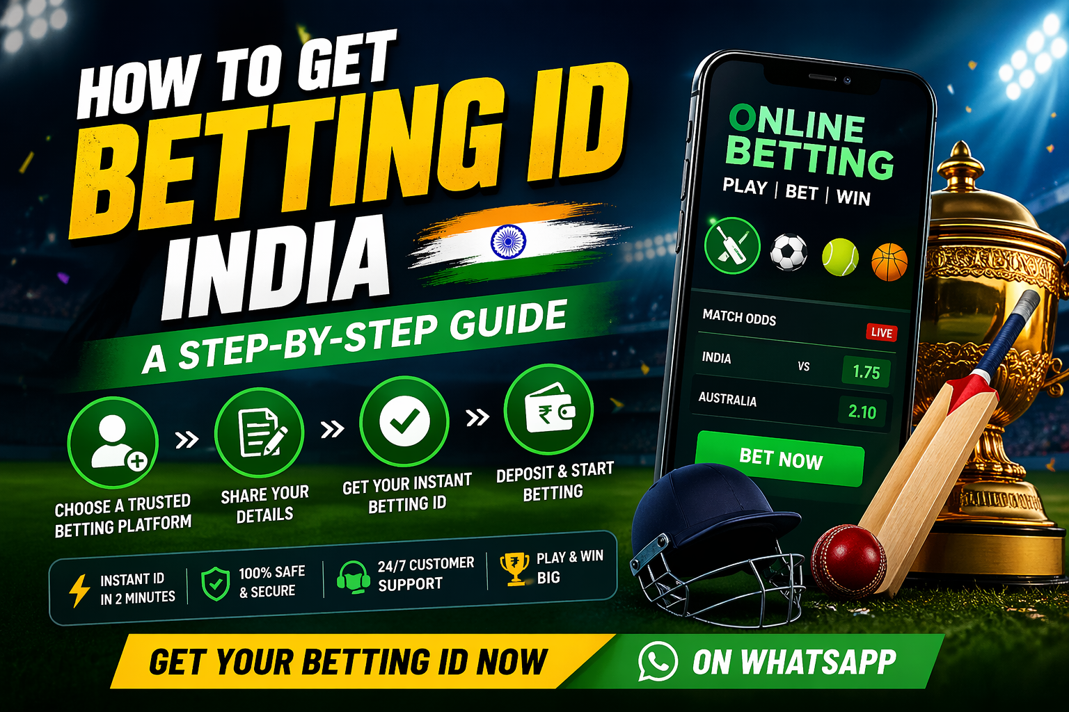 How to get betting ID India
