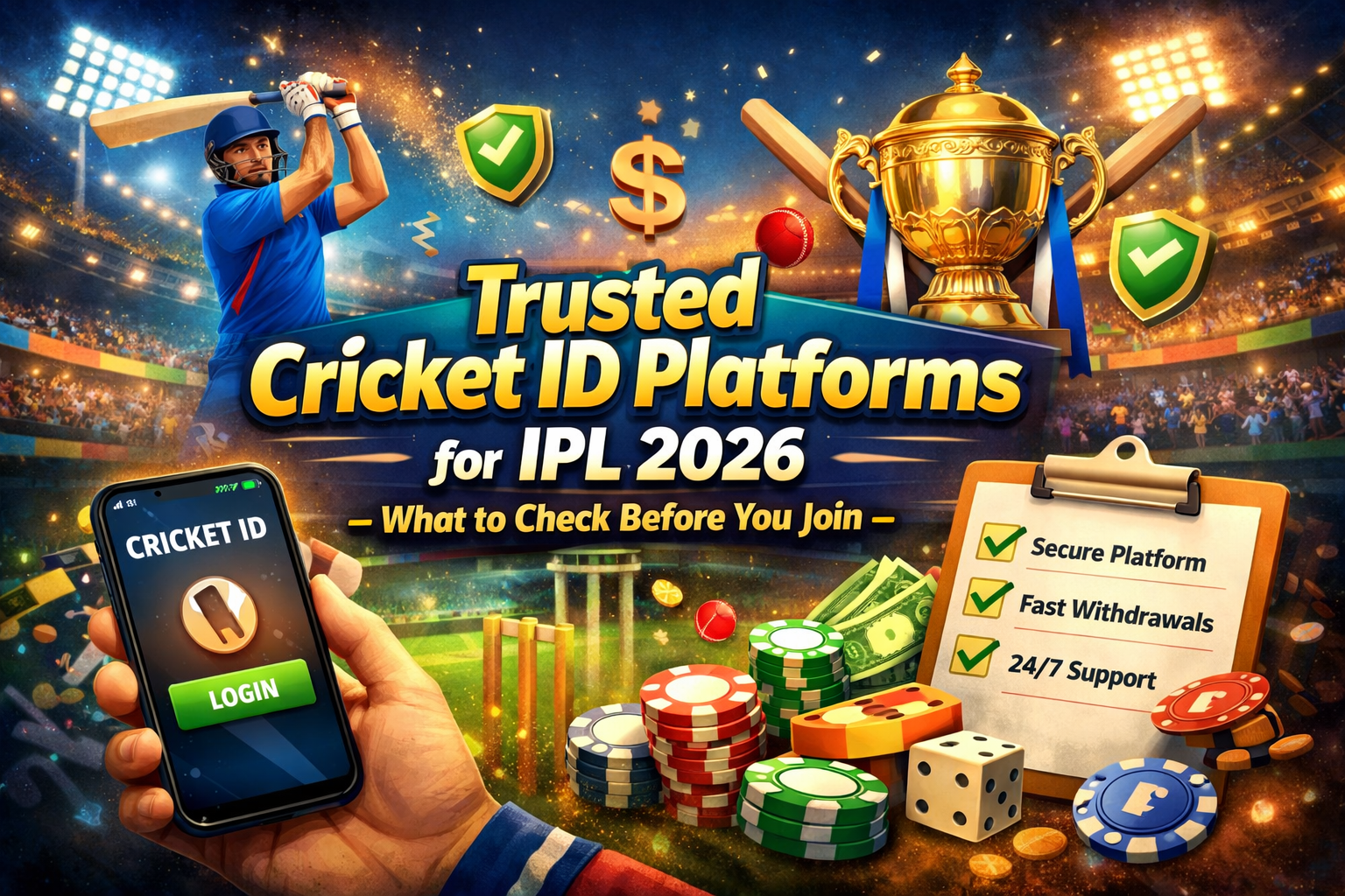 Trusted Cricket ID Platforms for IPL 2026 | Safe & Fast ID