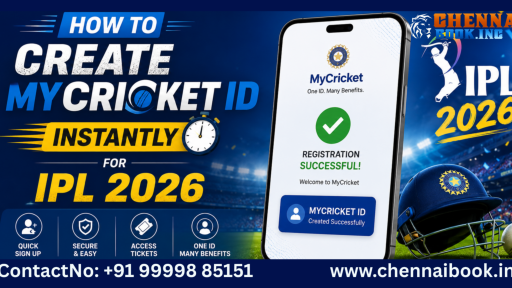 Create MyCricket ID