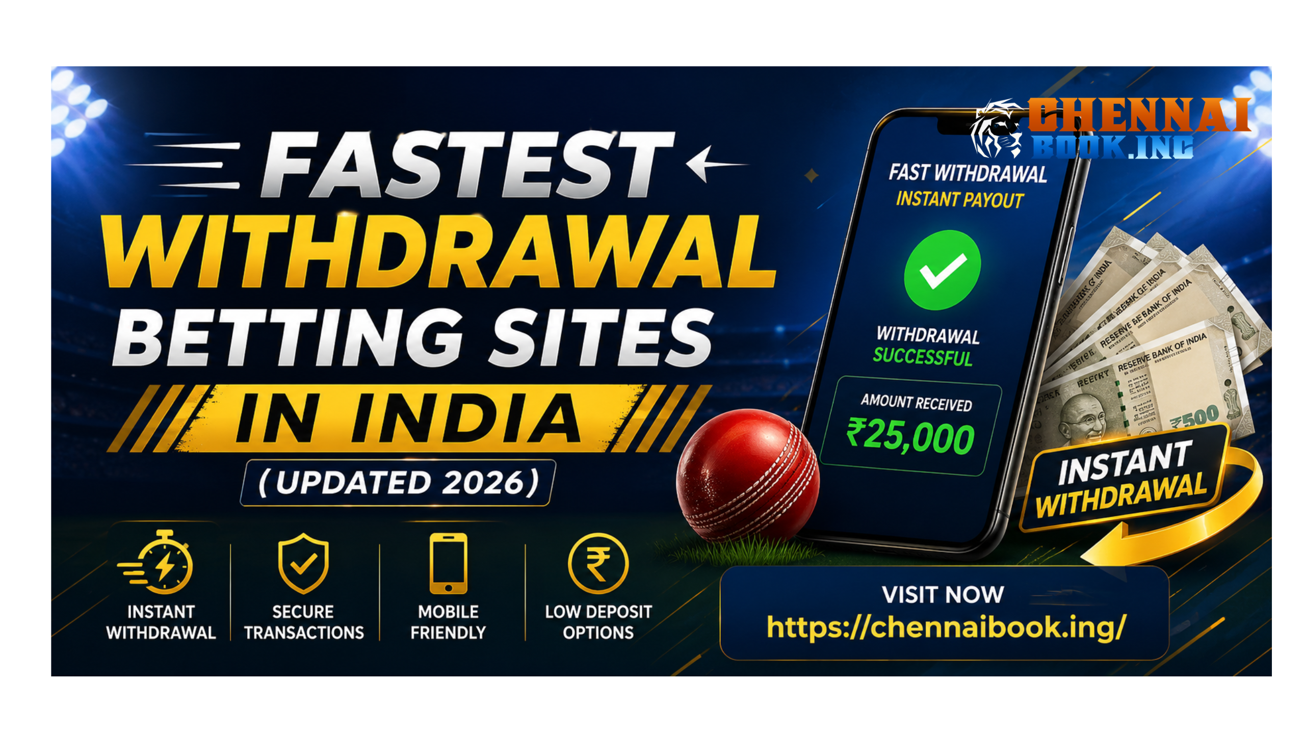Fastest Withdrawal Betting Sites in India