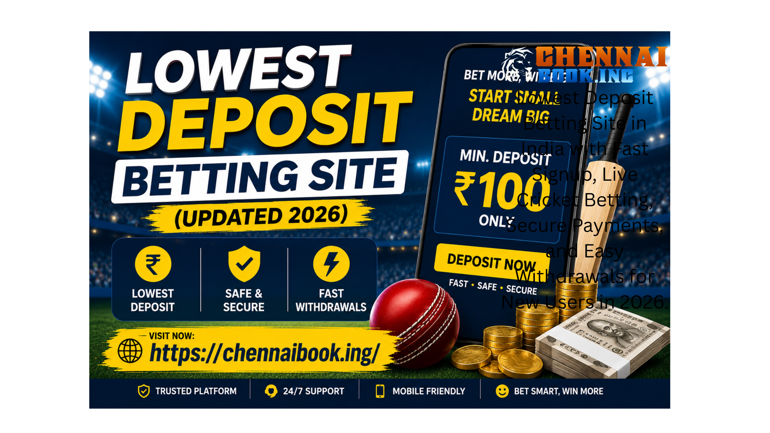 lowest deposit betting site