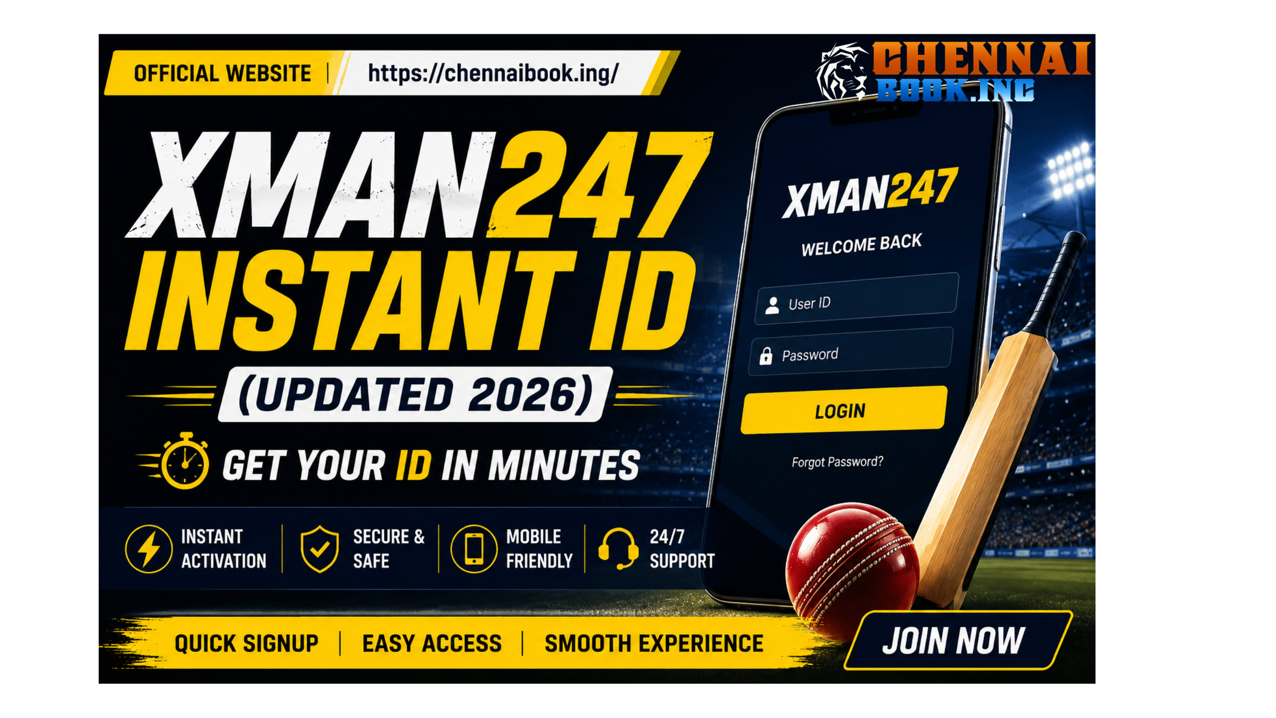 xman247 instant ID