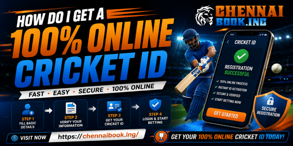 get a 100% online cricket ID