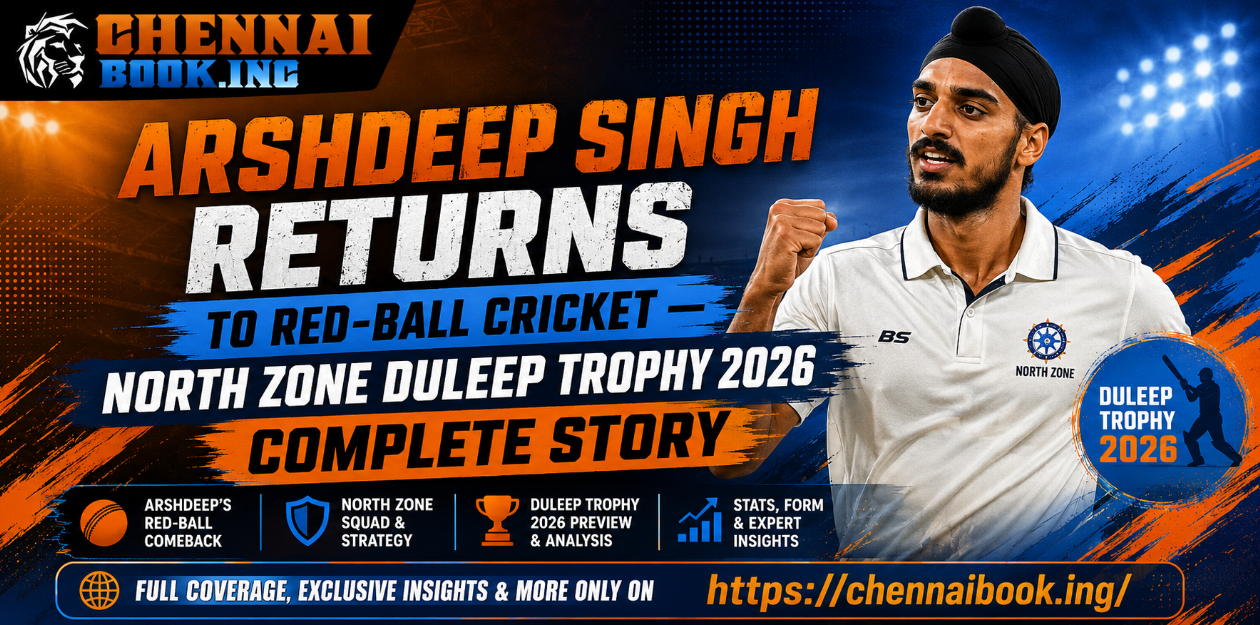 Arshdeep Singh's Duleep Trophy 2026