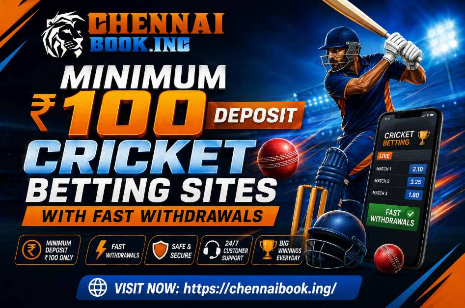 Minimum 100 deposit cricket betting sites