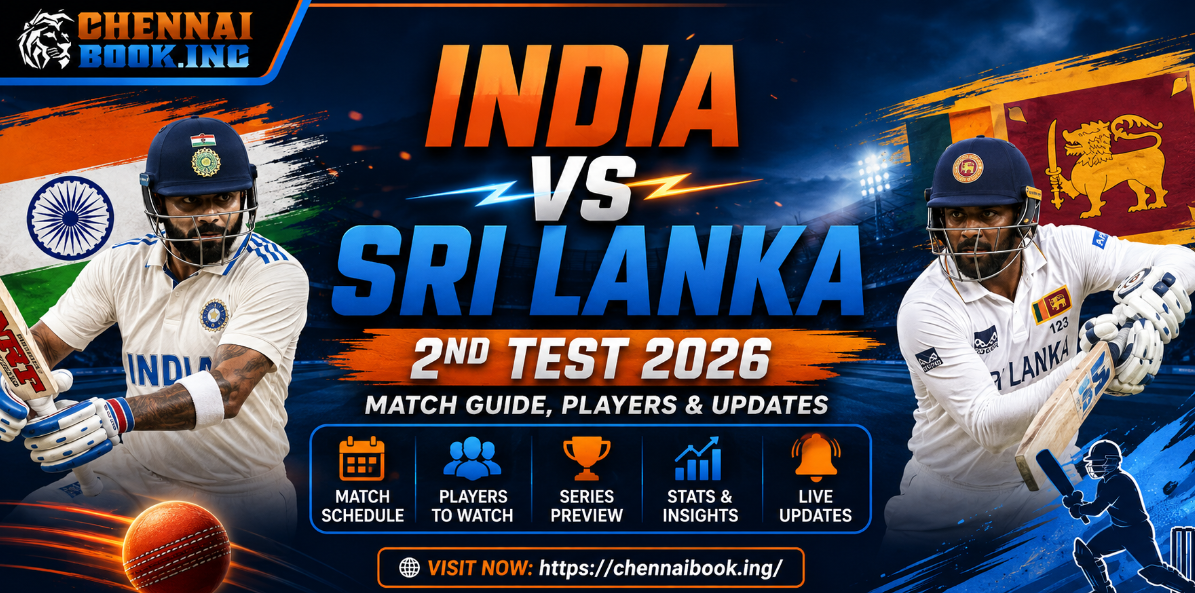 India vs sri lanka 2nd test 2026