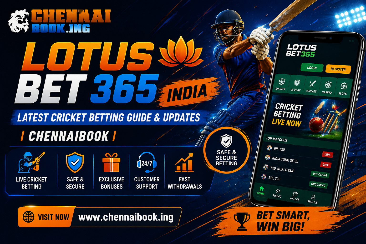 Lotus Bet 365: Complete Guide, Cricket ID & Key Features