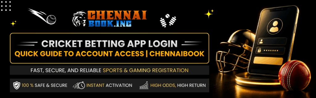 cricket betting app login