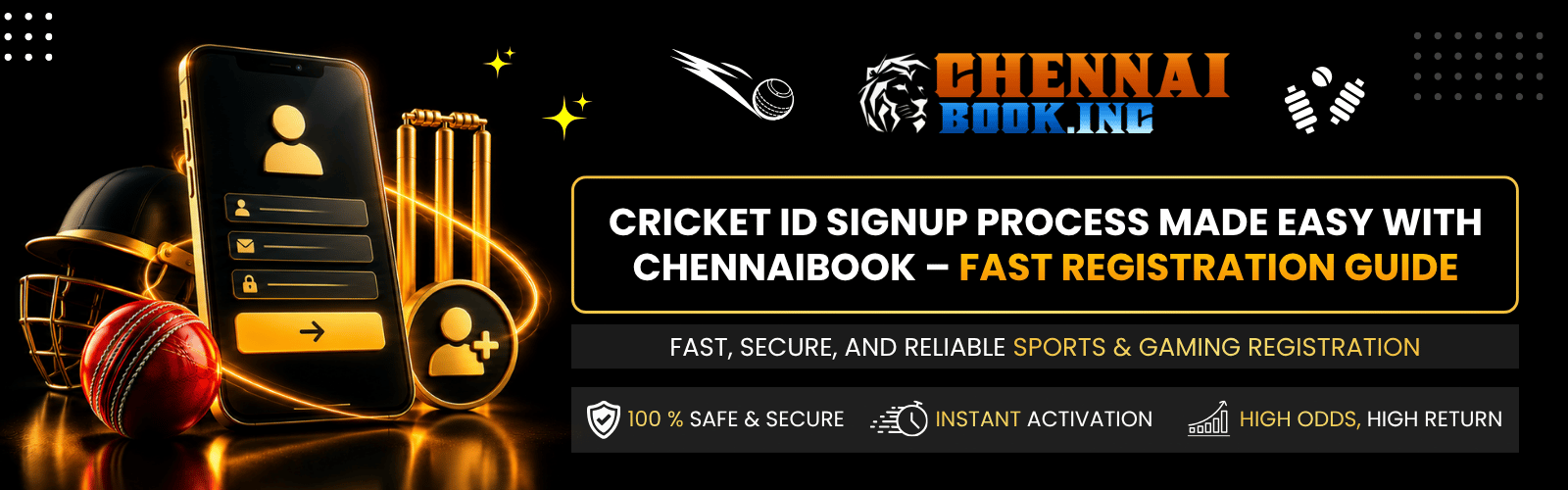 Cricket ID Signup Process