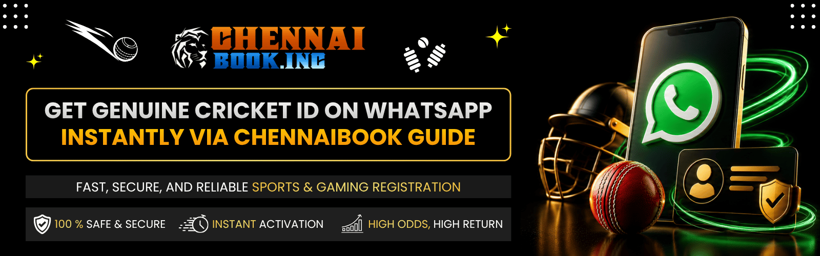 Get Genuine Cricket ID on WhatsApp Instantly