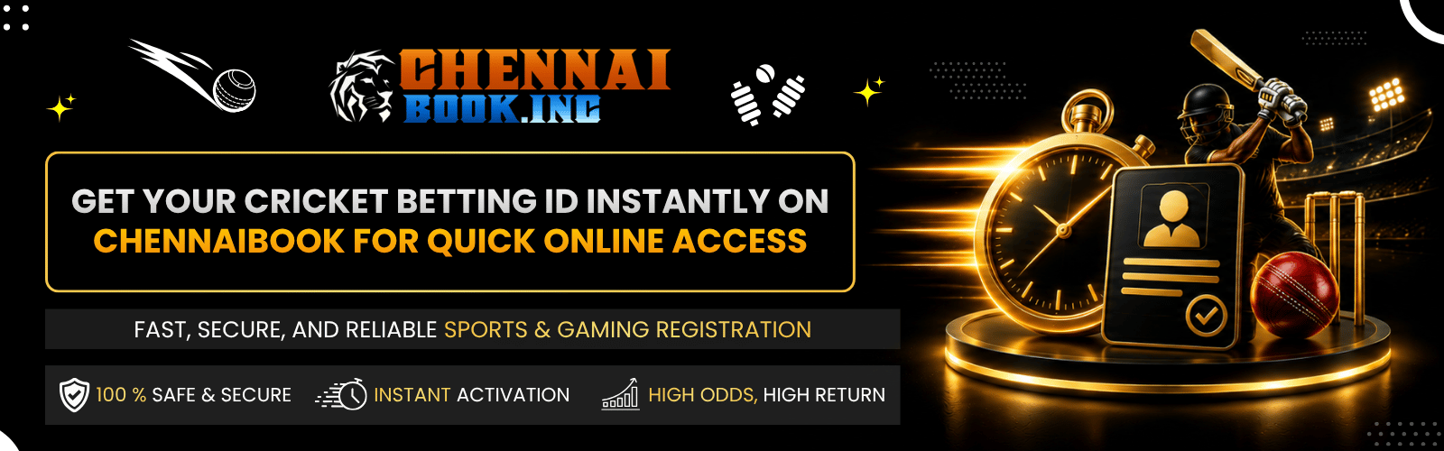 Get Your Cricket Betting ID Instantly