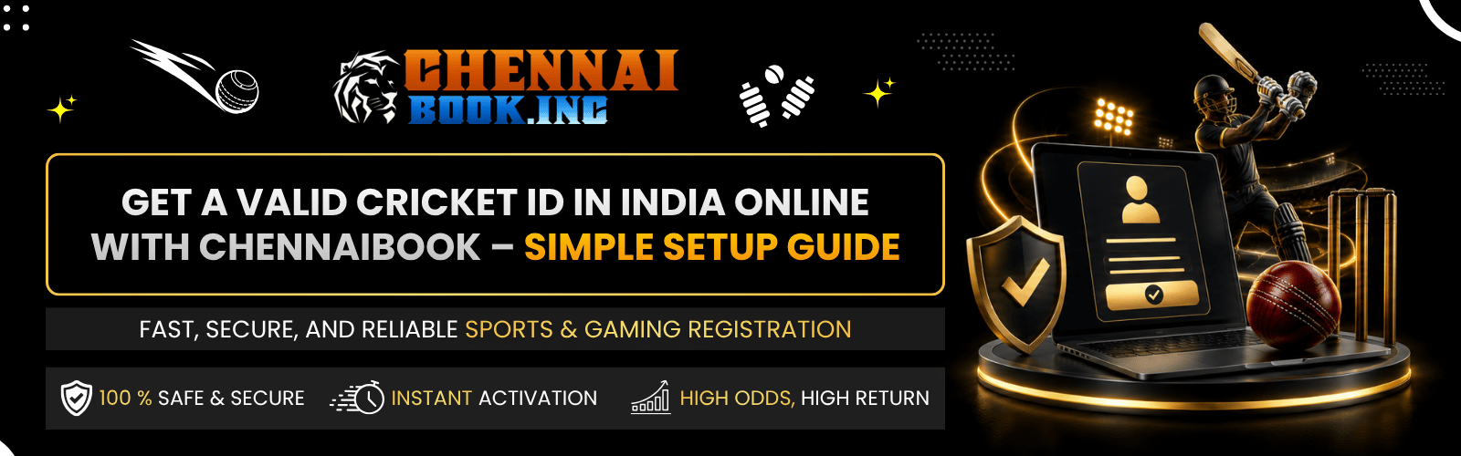 get a valid Cricket ID in India