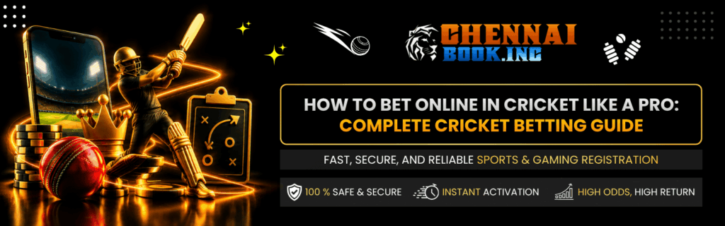 how to bet online in cricket
