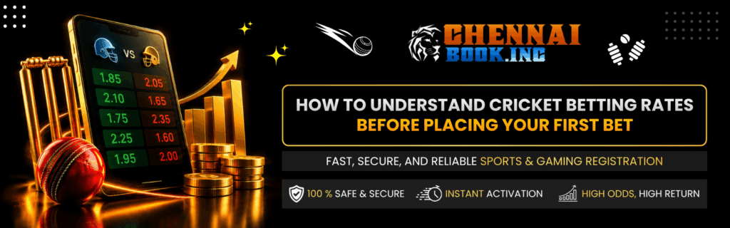 how to understand cricket betting rates