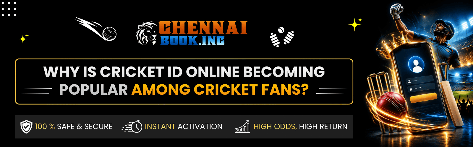 Instant Cricket ID for cricket fans in India