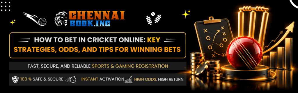how to bet in cricket online